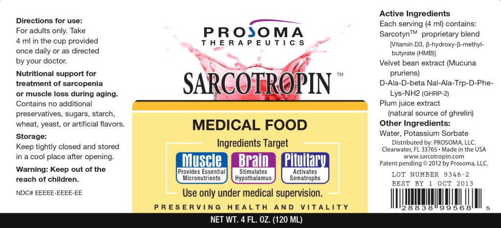 sarcotropin label